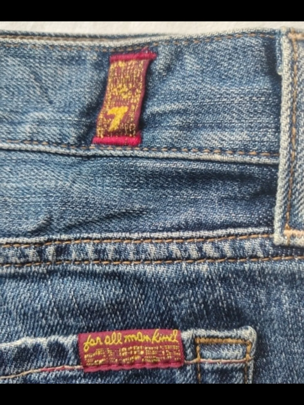 7 For All Mankind "A" Pocket Men's Bootcut Medium Wash Jeans 34 x 32 NWOT - Picture 5 of 10